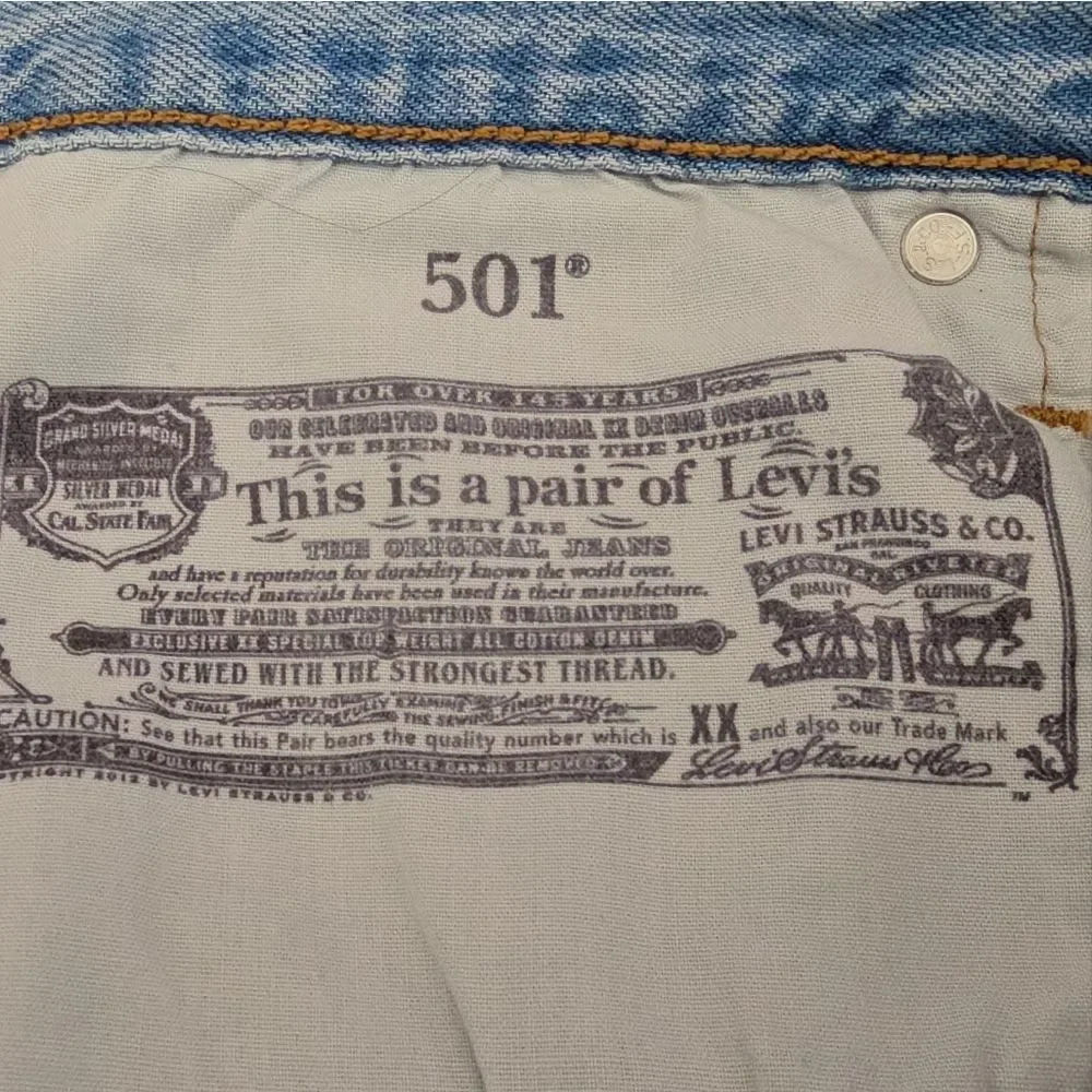 Light Blue Distressed Denim Women's Shorts. Great Condition.